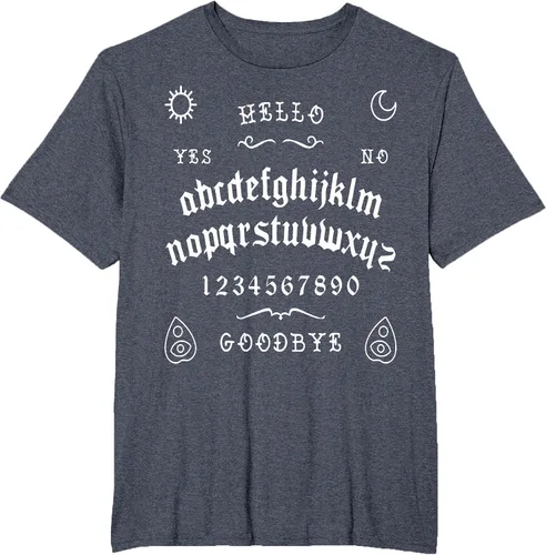 Vista 24 de Camiseta inspirada en la tabla Spirit Board Ouija Asphalt Grey