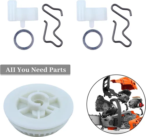 Vista 2 de Kit de polea de arranque de retroceso y trinquete para motosierra Stihl MS180 MS210 MS230 MS250 017 021 023 025