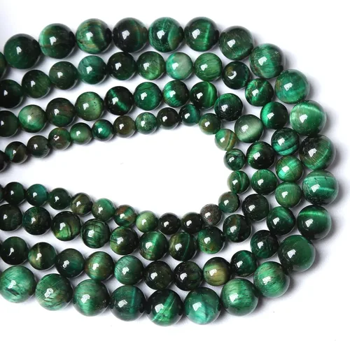 Vista 132 de 100 cuentas de piedra multicolor natural de 0.236 pulgadas (0.236 in), cuentas espaciadoras sueltas redondas para hacer pulseras, collares, aretes