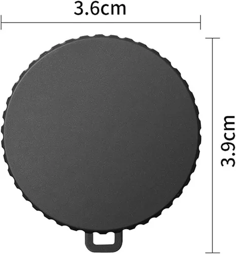 Vista 2 de Cubierta de lente duradera resistente a los arañazos, ligera, accesorio protector negro para cámaras deportivas, compatible con DJI Action5pro/4/3