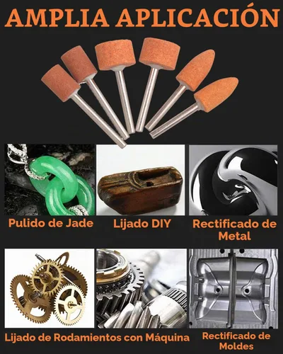 Vista 5 de Juego de piedras de molienda, paquete de 60 brocas rotativas