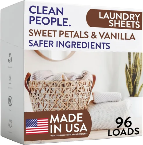 Vista 11 de The Clean People Hojas de detergente para ropa – Jabón de lavandería – Ultra concentrado, embalaje reciclable, combate las manchas – Mañana