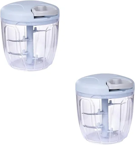 Vista 3 de Magik 1-2 piezas batidora de mano herramienta de cocina jalar alimentos vegetales picador procesador de rebanadora (33.8 fl oz/33.81 oz 1 paquete)