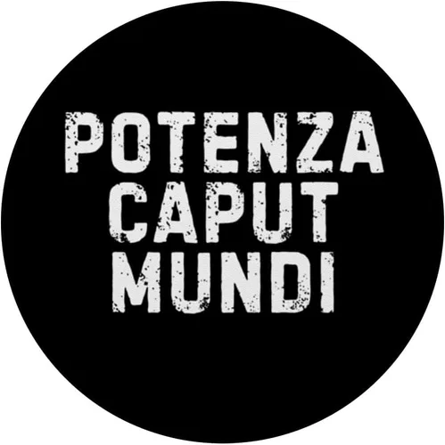 Vista 3 de Potenza Caput Mundi Città Simpatica Uomo Donna Bambino PopSockets Adhesive PopGrip