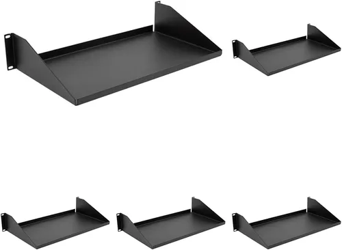 Vista 5 de Monoprice 3.5 (H) X10 (D) X19 (W) 30 Lbs Estante de un solo lado 108631