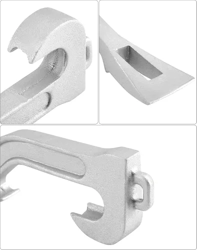 Vista 5 de QWORK Llave inglesa para manguera de incendios, aluminio universal, equipo contra incendios, 11-7/8 pulgadas de longitud, paquete de 2