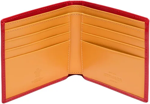 Vista 2 de Ettinger Bridle Hide Billetera con 6 tarjetas de crédito para hombre, billetera estilizada, 1.5 cm x 9 cm x 11.5 cm