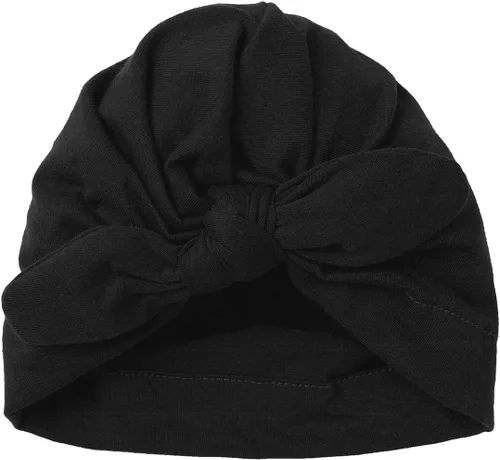 Vista 4 de dPois - Juego de 3 gorros de hospital para recién nacido, con nudo suave y conejo