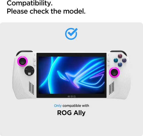 Vista 2 de Protector de pantalla de vidrio templado Spigen [GlasTR EZ FIT] diseñado para ASUS ROG Ally