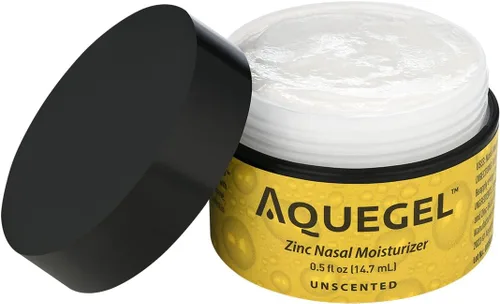 Vista 3 de Aquegel Hidratante nasal + zinc, alivio de la humedad nasal de 12 horas, gel de nariz a base de agua, hidratante nasal para terapia de oxígeno