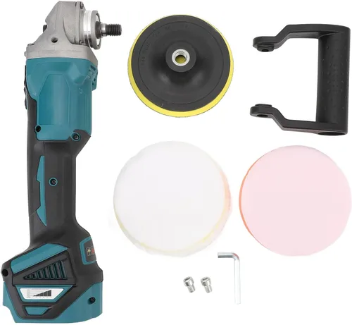 Vista 5 de Cordless Buffer Polisher 18V 6 Speed 2000 to 4800RPM with LCD Display Ergonomic Handle for Car Waxing Polishing Paint Defect Oxidation Treatment