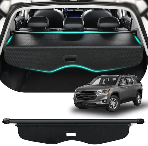 Vista 18 de Tecoom Cubierta de carga para accesorios Toyota 4Runner 2010-2024, cubierta trasera retráctil para maletero de equipaje, pantalla de privacidad