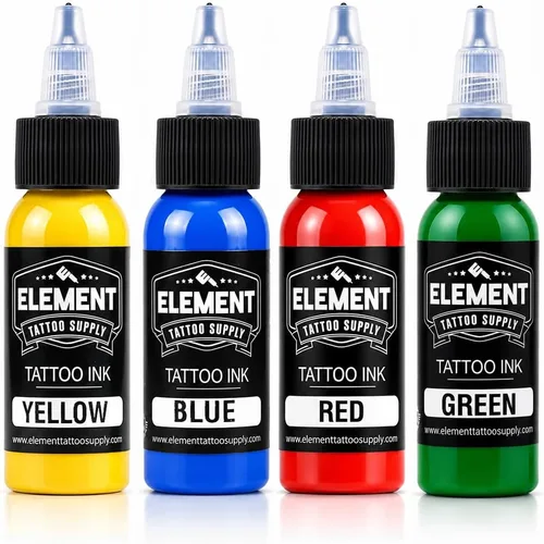 Vista 32 de Element Tattoo Supply - Tinta negra para tatuaje, 8 onzas, tinta negra Negro