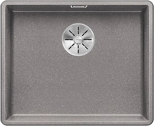 Vista 7 de BLANCO SUBLINE 400-F 523495 - Fregadero de cocina, color gris, 15.748 in