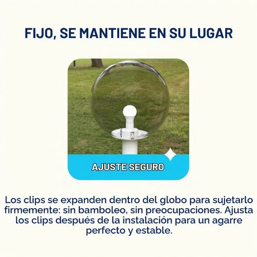 Vista 6 de KASTLITE Accesorio superior de poste con clip de ala blanca, apertura de Blanco