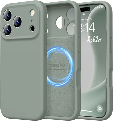 Vista 201 de LOVE 3000 Diseñada para Funda iPhone Air, Silicona Premium [Compatible con Magsafe][Forro de Microfibra Suave Anti-Rayones] Funda Protectora