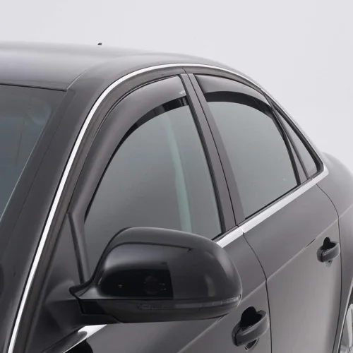 Vista 3 de ClimAir Viseras de ventana oscuras compatibles con Dacia Sandero/Stepway/Logan MCV 5 puertas 2013-2021