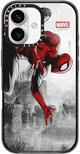 Vista 79 de CASETiFY Funda para iPhone Air, compatible con MagSafe Marvel VS CoLab Protección contra caídas de grado militar 4x de 8.2 pies Funda Capitán
