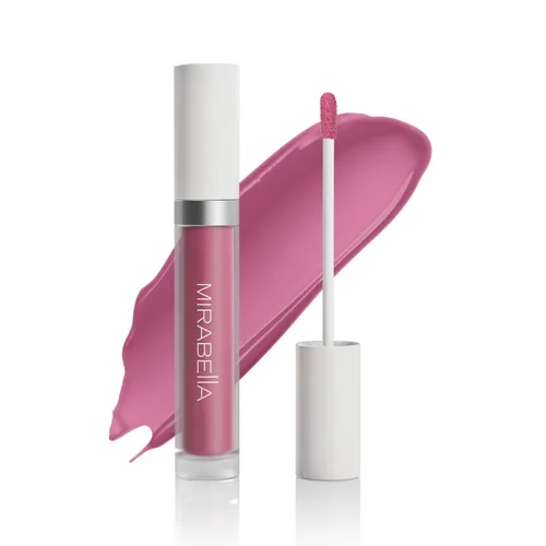 Vista 11 de Mirabella - Brillo de labios Luxe Advanced Formula, brillo labial hidratante no pegajoso con lanolina vegana, aceite de jojoba y vitamina E