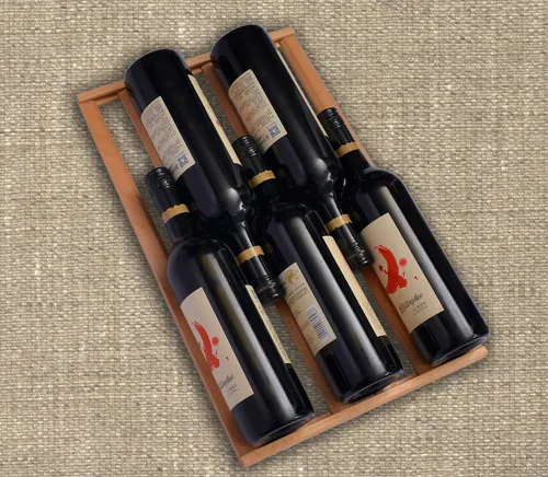 Vista 8 de Enfriador de vino de 15 pulgadas debajo del mostrador, refrigerador de vino integrado de 33 botellas, puerta de vidrio debajo del gabinete, acero