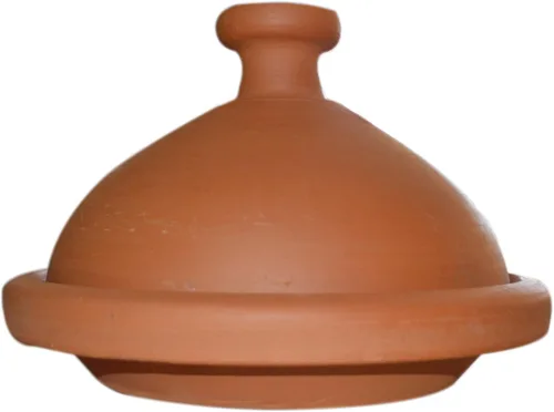 Vista 3 de Marroquí grande sin plomo Tagine de cocina ninguno glaseado 12 pulgadas auténtica comida