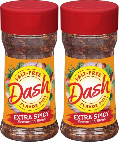 Vista 8 de Condimento Dash sin sal, mezcla cítrica caribeña, 2.4 onzas