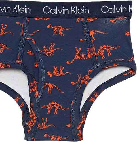 Vista 3 de Calvin Klein Boys' Little Modern Cotton Assorted Briefs Underwear, Multipack