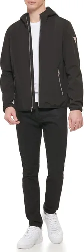 Vista 2 de GUESS Chaqueta Softshell de manga larga con capucha para hombre