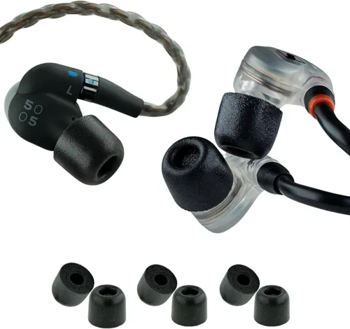 Vista 8 de Comply 500 Core Series Puntas de repuesto de espuma viscoelástica para IEM de Comply para KZ, Moondrop, FiiO Sennheiser y más Aislamiento