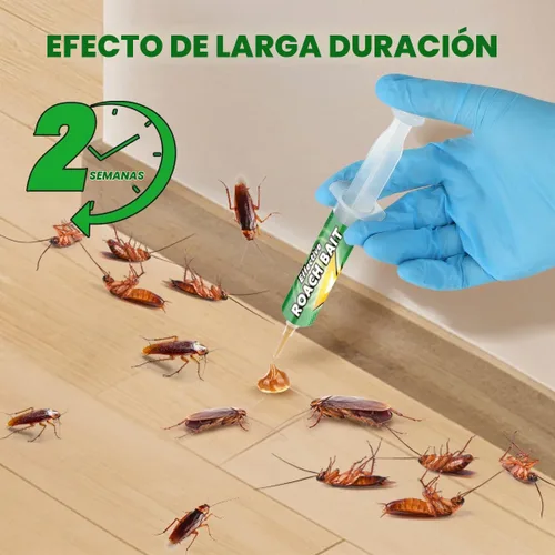 Vista 5 de Cebo de gel para cucarachas, 5 unidades, mata infestación de cucarachas de acción rápida para control de plagas en interiores