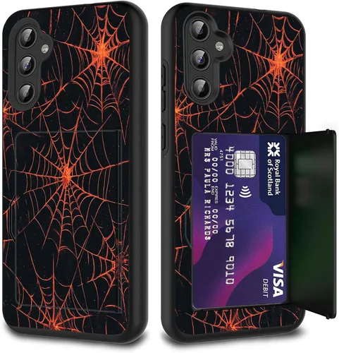Vista 60 de Funda híbrida de doble capa con función atril para Samsung Galaxy A16 5G de 6.9 pulgadas, diseño de vaca con bandera estadounidense