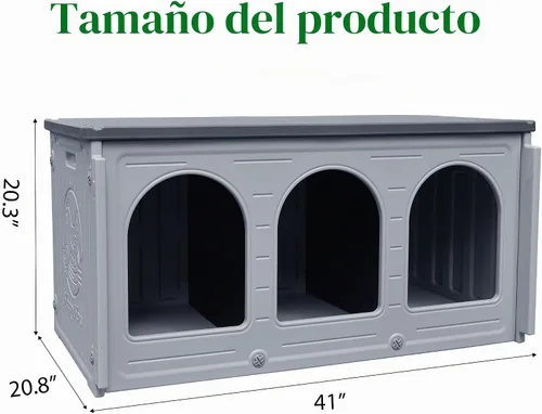 Vista 11 de Rockever Cajas de anidación para pollos, cajas de anidación de plástico