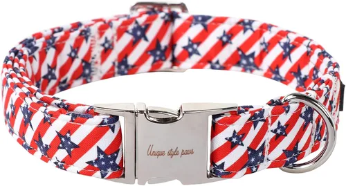 Vista 23 de Unique style paws Collar de perro con hebilla de plástico con colgante, collar de cachorro para primavera y verano, traje de baño para fiesta