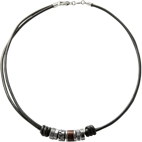 Vista 6 de Mans colgantesCollares Joyeria Fossil Steel 84068040