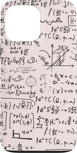 Vista 24 de Funda para profesor de fórmula de matemáticas y ecuaciones matemáticas para iPhone 17