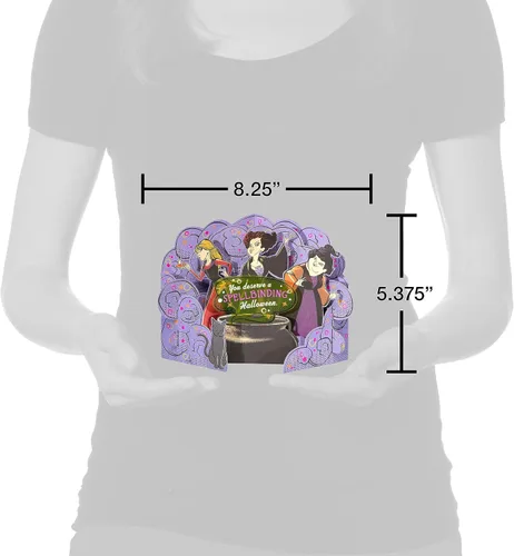 Vista 7 de American Greetings Hocus Pocus - Tarjeta desplegable de Halloween (magia pura)