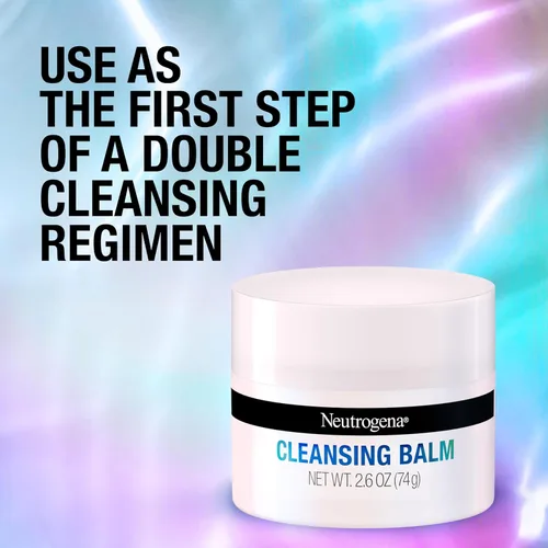 Vista 6 de Neutrogena Bálsamo limpiador de maquillaje, bálsamo limpiador facial para derretir suavemente la suciedad, el aceite, el maquillaje y el rímel