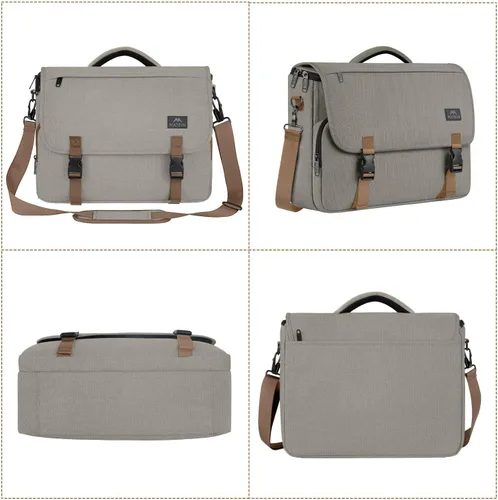 Vista 48 de MATEIN Bolsa tipo mensajero para hombres, mochila escolar para adolescentes, ligera de 17.3 pulgadas, maletín para laptop grande, bolsa cruzada