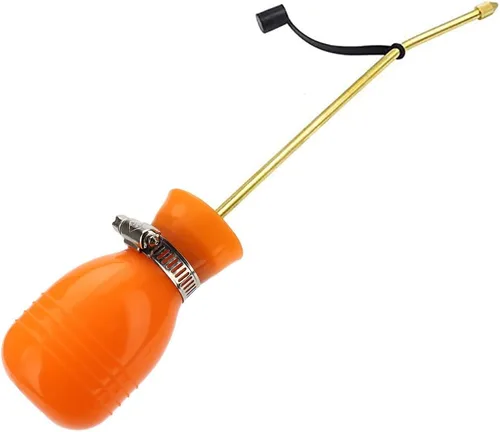 Vista 10 de SI FANG Polvo de tierra de diatomeas, pulverizador de bombillas de tratamiento de insectos con tubo largo de cobre, aplicador de polvo de Azul
