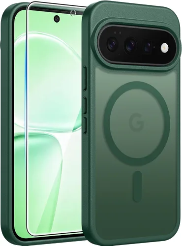 Vista 78 de FNTCASE Funda para iPhone 17 Pro: Fundas delgadas translúcidas de color azul claro compatibles con MagSafe, protección completa de la cámara
