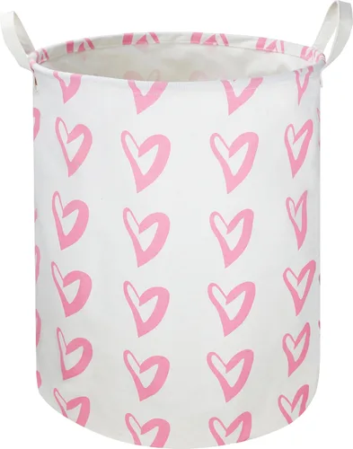 Vista 12 de CLOCOR Cesta de lavandería para niños, contenedor de almacenamiento de tela plegable, cesta de guardería para niños, cubo de juguetes para niños