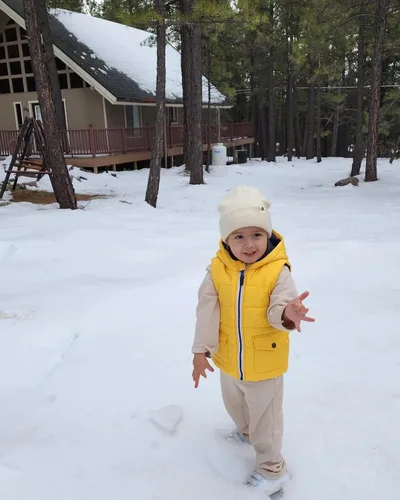 Vista 6 de FURTALK Gorro de invierno con forro polar para bebés de 0 a 8 años