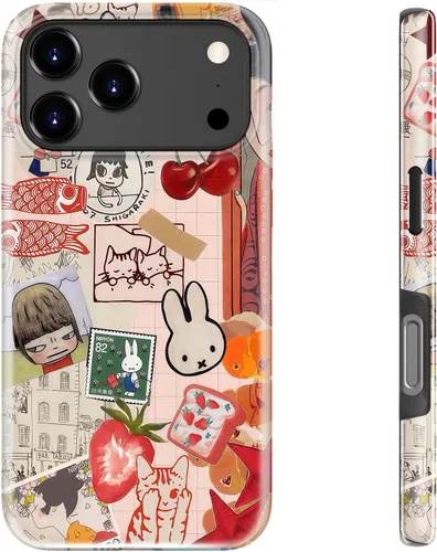 Vista 52 de bemal Funda para iPhone 12 Mini, estética, vintage, floreciente, peonía, concha, femenina, compatible con MagSafe, moderna, única, moderna, moderna