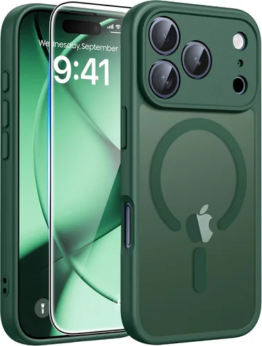 Vista 17 de FNTCASE para Samsung Galaxy Z Fold 7 Estuche Magnético: Funda de Teléfono Celular con Textura Mate Translúcida, Protección contra Caídas de Grado