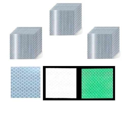 Vista 157 de Pegatinas reflectantes 1 pulgada de diámetro Redondas Reflectoras, Cinta adhesiva impermeable al aire libre de alta visibilidad (80 piezas)