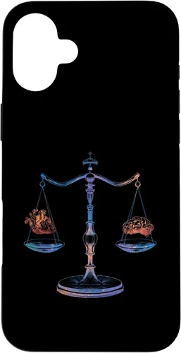 Vista 22 de Funda para iPhone 16 con corazón y cerebro