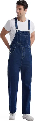 Vista 2 de XiskCan Fashion Mens Denim Overalls FZ-OV