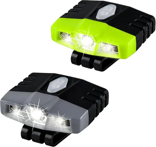 Vista 11 de LHOTSE Mini Luz LED Ultra Brillante con Clip de Manos Libres para Gorra - Linterna de Sombrero Recargable Impermeable Luz Portátil Lámpara de Cabeza