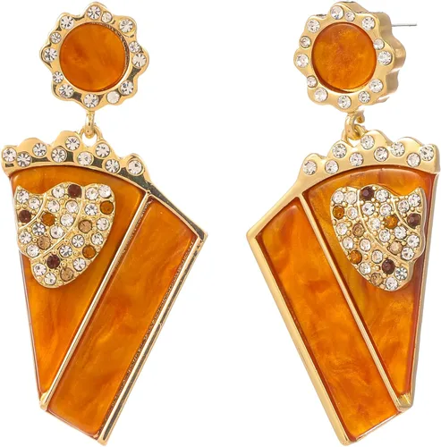 Vista 17 de Madison Tyler Thanksgiving Earrings for Women Cute Fall Pumpkin Jewelry Hoguera-Small
