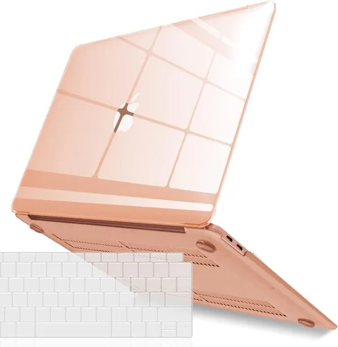 Vista 38 de IBENZER Compatible con Nuevo MacBook Air de 13 pulgadas Funda 2022 2021 2020 M1 A2337 A2179 A1932, Carcasa Rígida de Plástico con Cubierta de azul